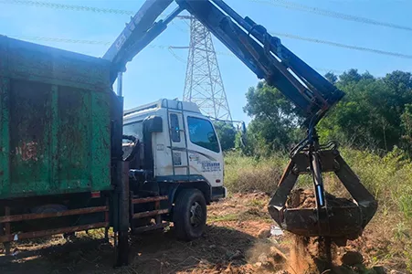 龍井區遊園北段整地雜草清運